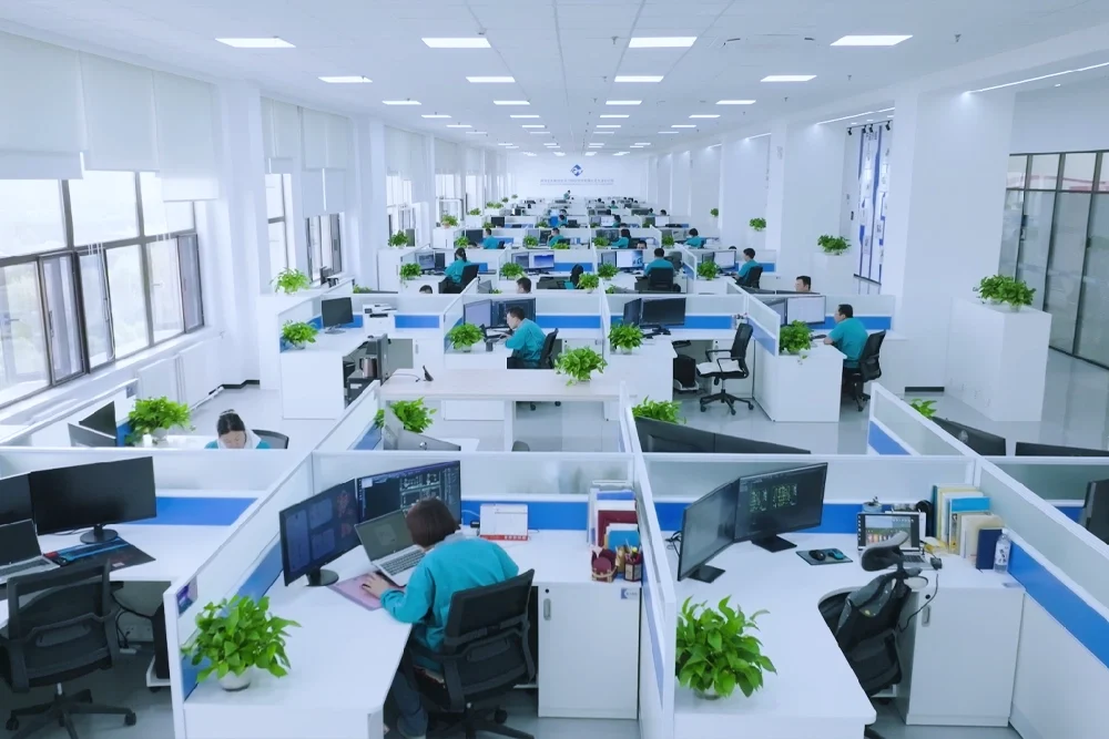 DMTG technical office with engineering workstations